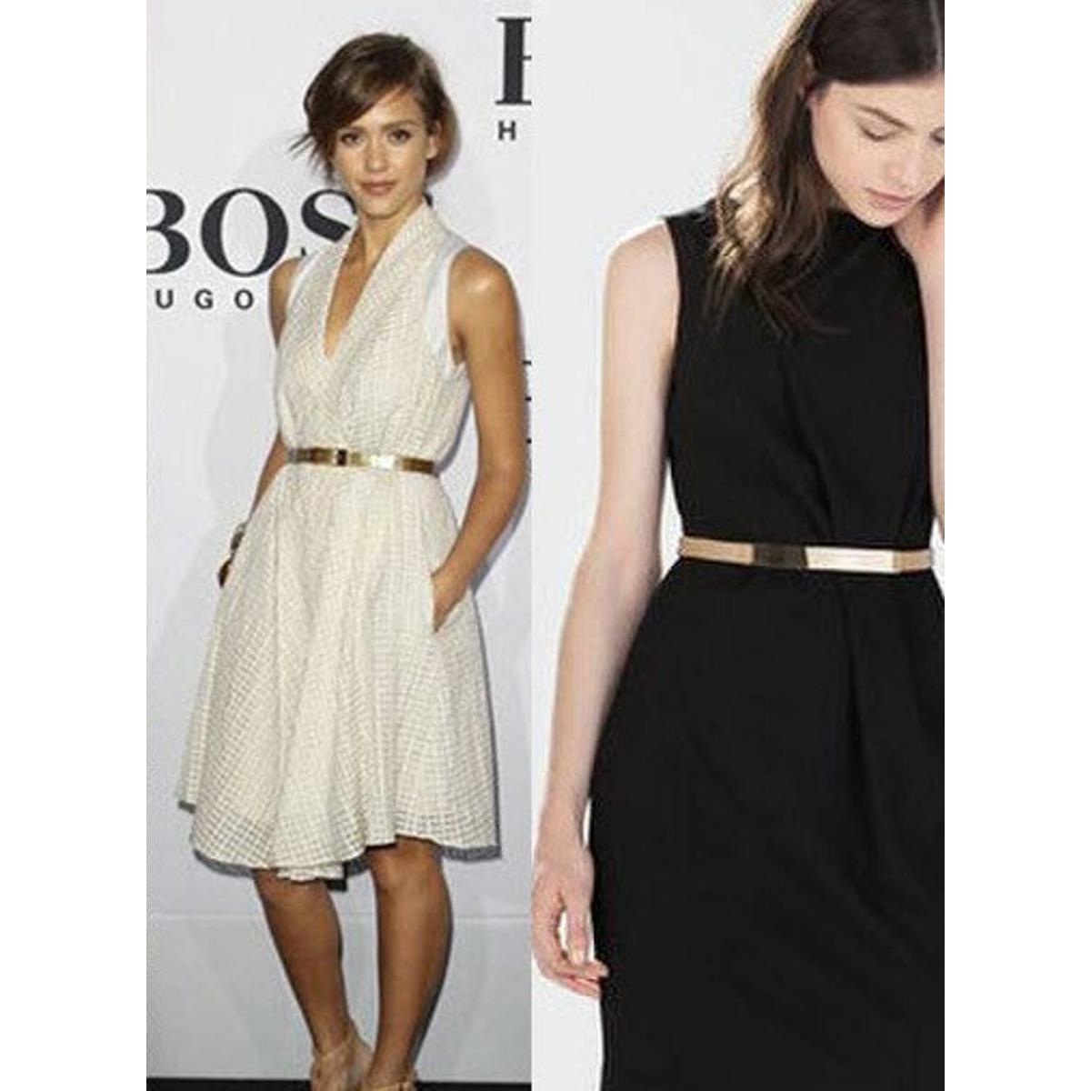 Metal Wide Belt Waist Chain for Girls Fashion Waist Belt for Women Width: 2CM
