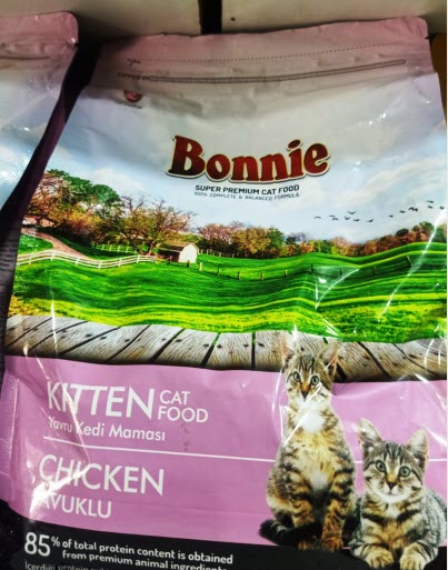 Bonnie Kitten Cat Food Super premium cat food Chicken flavor 1.5 kgs