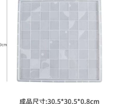 Chess Piece Chess Board Silicone Mold Table Poppy DIY Crystal Glue Mold DIY Craft Projects