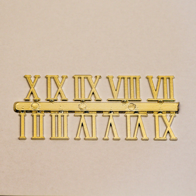 2CM Golden Roman Numerals for Wall Clock Ideal for Epoxy Resin Art DIY Projects