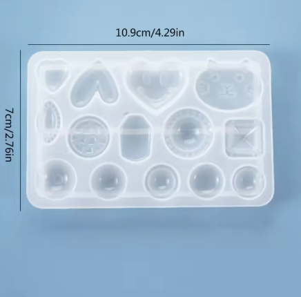 Earrings Casting Silicone Mold for UV & Epoxy Resin