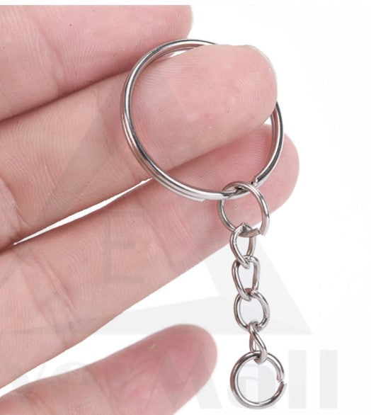 Bulk Key Rings with Chains for DIY Crafts