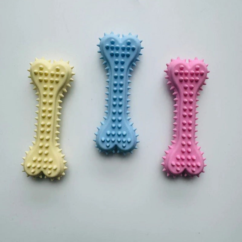 1 Piece Spiked Small Bones 10.8 cm for Dogs Pet dog toys Durable chew sticks for Golden Retrievers and Bichon Frises Ant