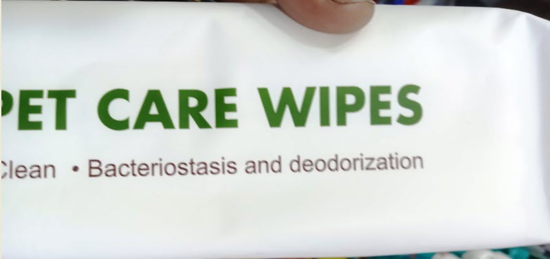 100 Pet Wipes Care Wipe Moistening and Cleaning All Purpose Cleaning Wipes for Dogs and Cats Adult & Kitten