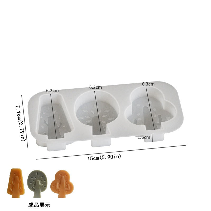 DIY Silicone Ice Cream Mold with Lid Cartoon Popsicle Maker Reusable Ice Lolly Mold Homemade Frozen Dessert Chocolate Molds