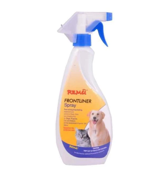 Remu Frontliner Cat & Dog Spray for Tick and Flea Spray - 300 ml