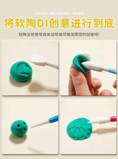 Plastic Clay Modeling Tools Set Pottery Carving Cutting Knives for DIY Sculpting Embossing & Craft