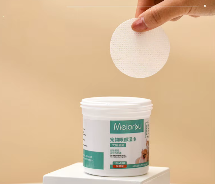 150pcs Pet Wipes for Nose and Ear Cat Wipes Pet Grooming Wipe For Dog Puppy Cleaning tissue cloth