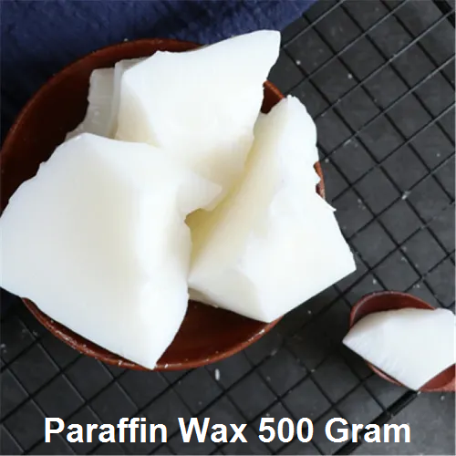 500 Gram 100% Pure Paraffin Candle Wax Hard Crystal White Wax for Candle Making DIY Art & Craft
