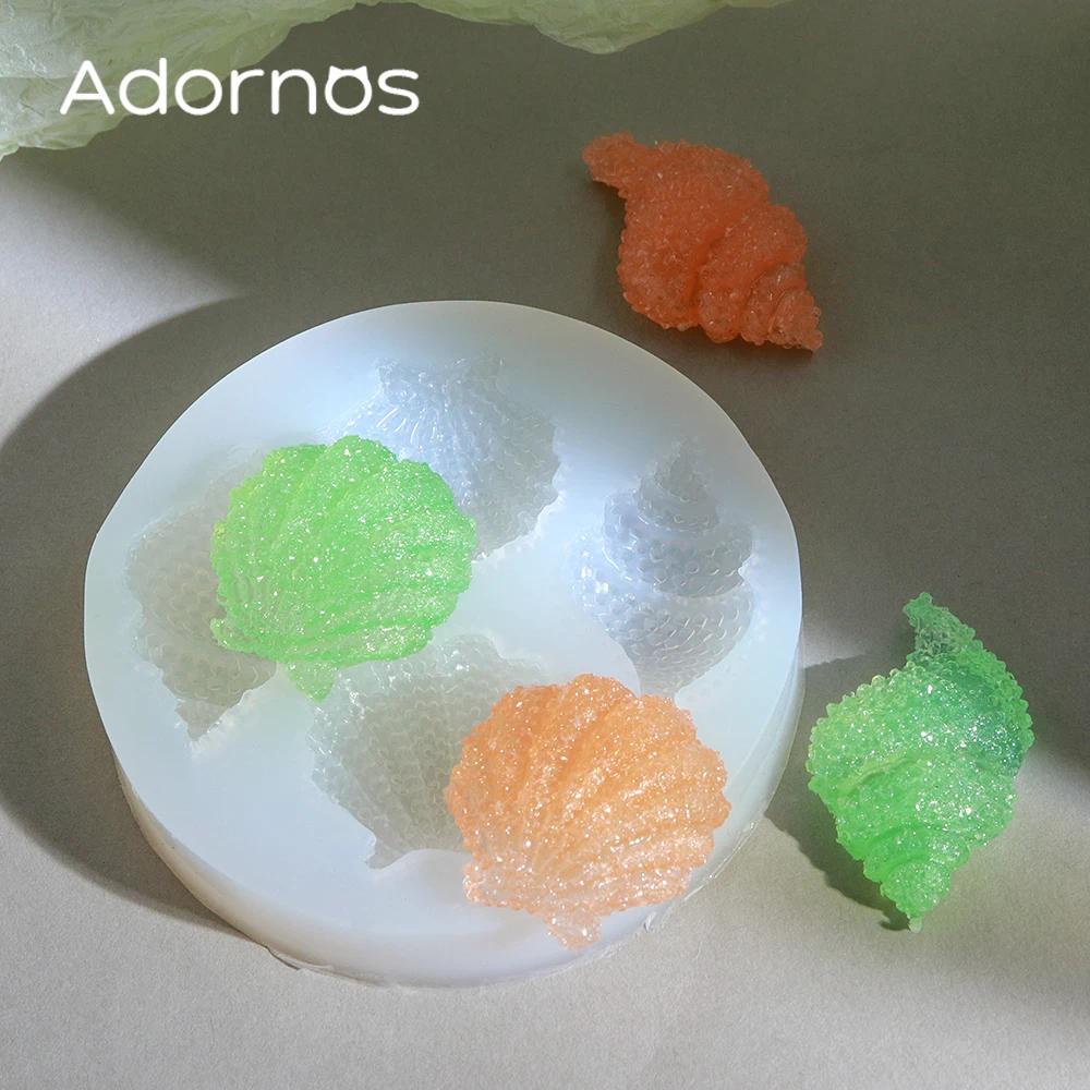 Cute Shell Conch Shape Silicone Casting Molds for Epoxy Resin Accessories Summer Ocean DIY Jewelry Pendant Resin Charms Making