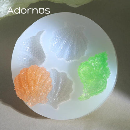 Cute Shell Conch Shape Silicone Casting Molds for Epoxy Resin Accessories Summer Ocean DIY Jewelry Pendant Resin Charms Making