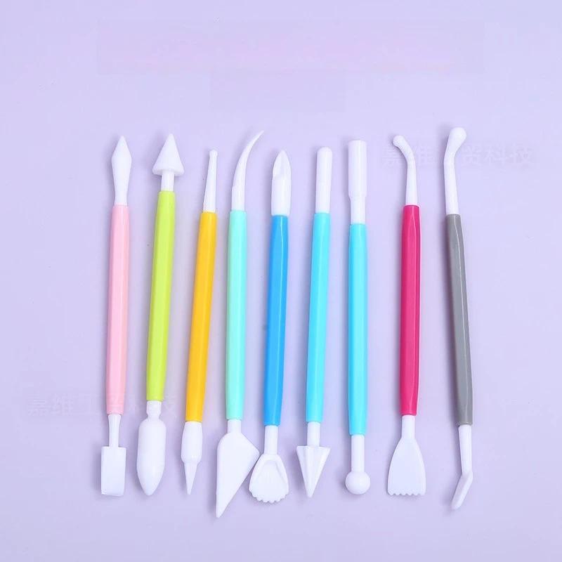Ultra Light Air Dry Clay Sculpting Tools Plastic Modeling Knife Set Kids DIY Handcraft Soft Polymer Clay Play Dough Accessories