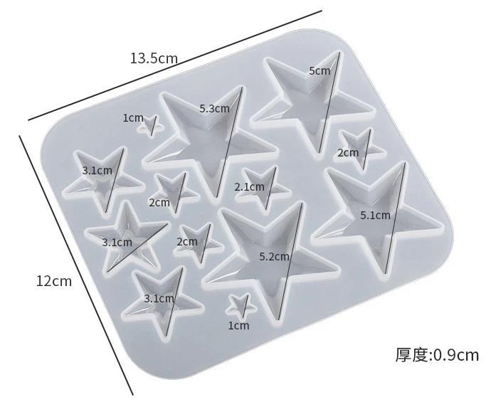 Cabochons Earring Resin Molds Simple Jewelry Silicone Molds  for Epoxy Resin Casting Jewelry Earring Pendant Key Chains