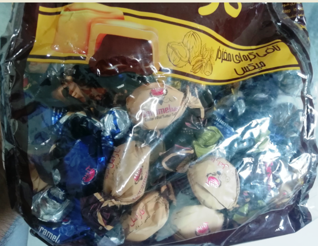 Caramela Center Filled Irani toffee 25 Pieces imported Toffees