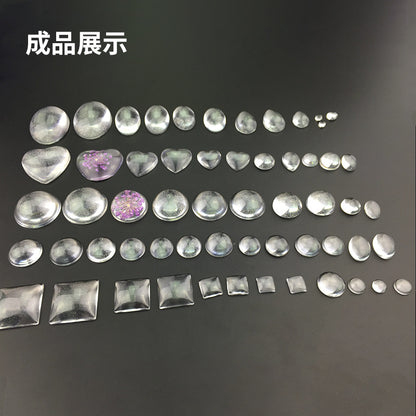 Gem Pendant DIY Crystal Drop Glue Patch Mold pendant silicone abrasive tool style size