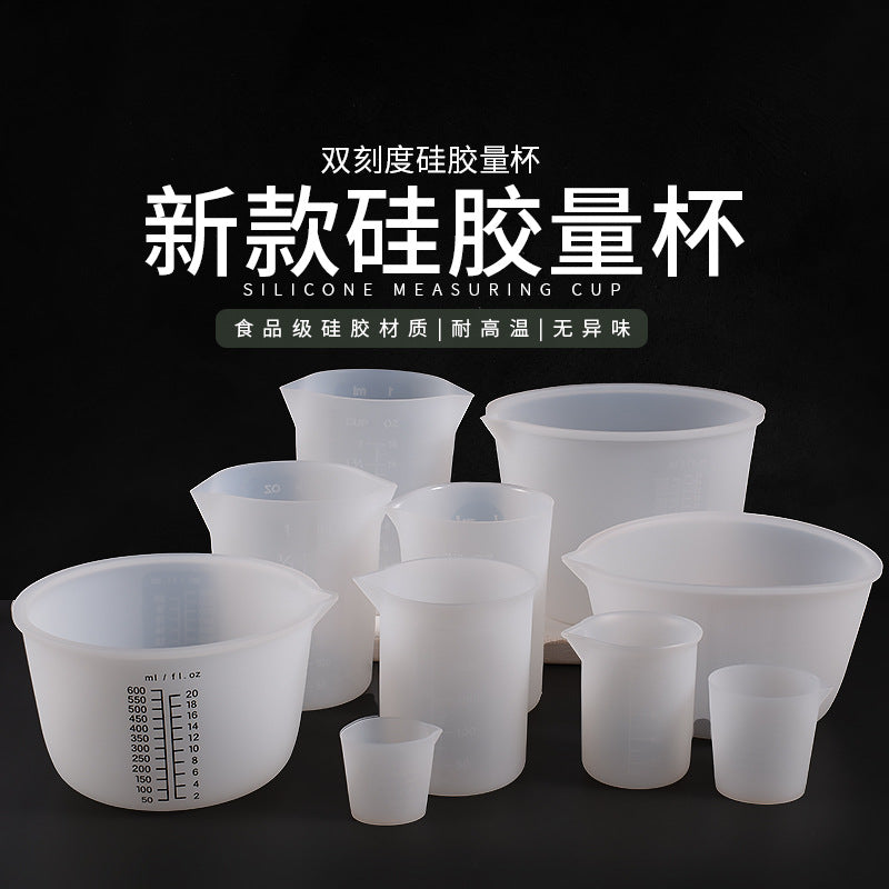 Silicone Measuring Cups for Resin Art and Craft Epoxy Resin DIY Projects Available in Different Sizes