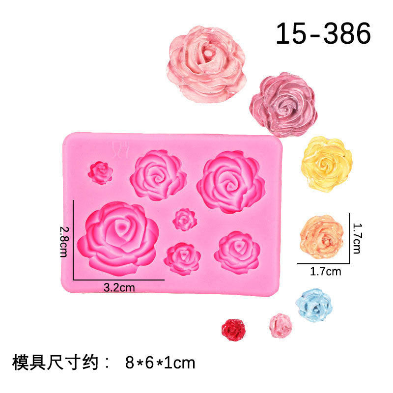 7 in 1 Flower Silicone Mold Set for Soap, Cake & Resin