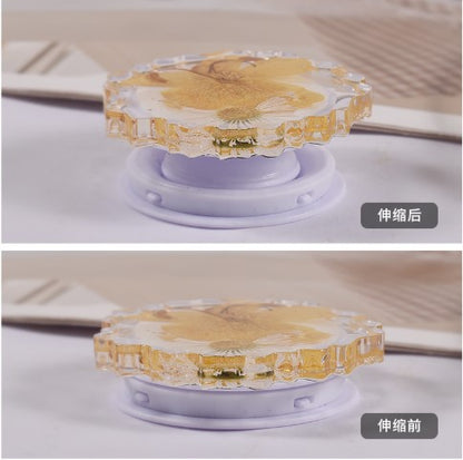 Irregular Round Love Heart 7 in 1 Pop Socket Poopy Mold Bag Mobile Phone Bracket Jewelry Silicone Molds