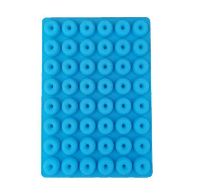 48 Hole Cylinder Round Silicone Mold Mini Donut Ring for Handmade Silicone Gummy Multi Cavity Molds Chocolate Candy Resin Bpa Free