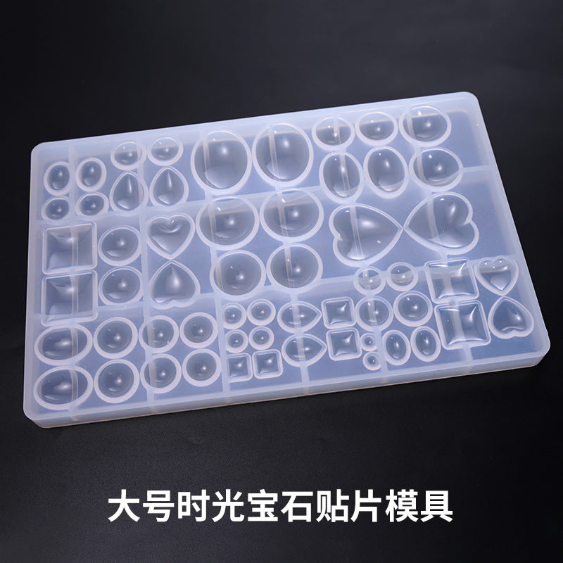Gem Pendant DIY Crystal Drop Glue Patch Mold pendant silicone abrasive tool style size