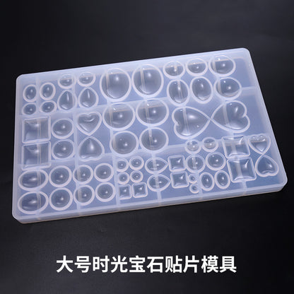 Gem Pendant DIY Crystal Drop Glue Patch Mold pendant silicone abrasive tool style size