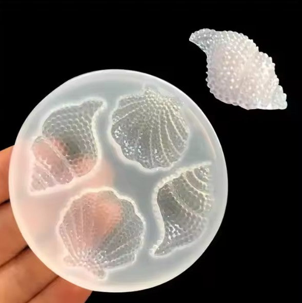 Handmade Shell & Conch Silicone Mold for Epoxy Resin Jewelry Crafts