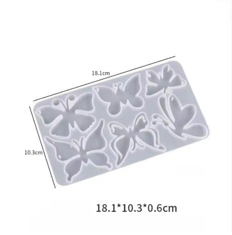 Cute Butterfly Silicone Casting Mold for Jewelry Epoxy Resin Crafts
