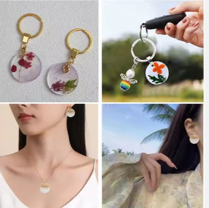 Round & Oval Pendant Silicone Mold for DIY Resin Jewelry