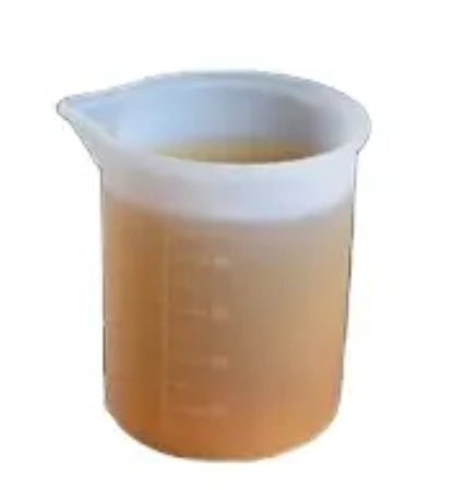 100ml Transparent Silicone Measuring Cup with Scale for Resin & Baking