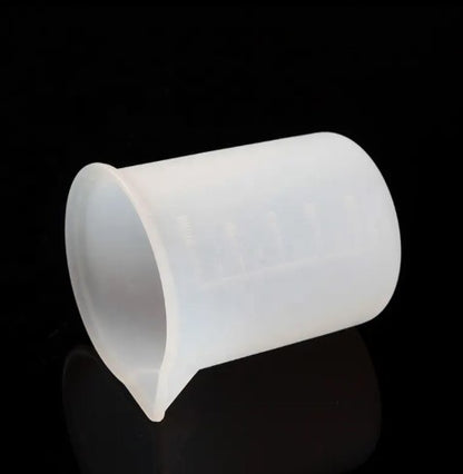 100ml Transparent Silicone Measuring Cup with Scale for Resin & Baking