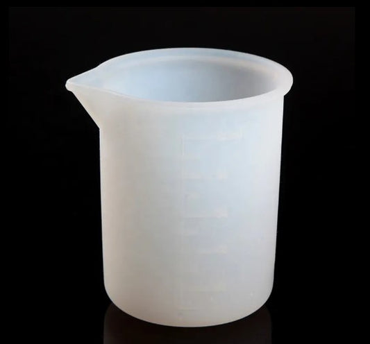 100ml Transparent Silicone Measuring Cup with Scale for Resin & Baking