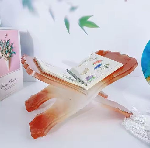 Quran Reading Rail Silicone Mold Desktop Bookshelf Resin Mold