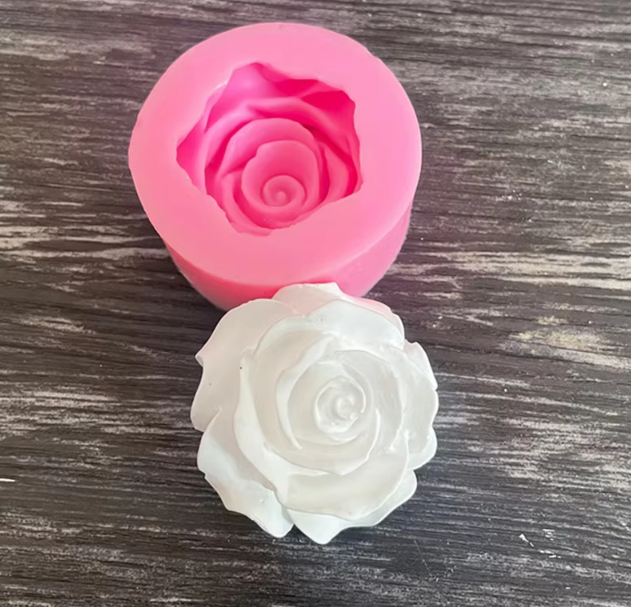 3D Rose Silicone Mold for Cake Decorating & Soap Making