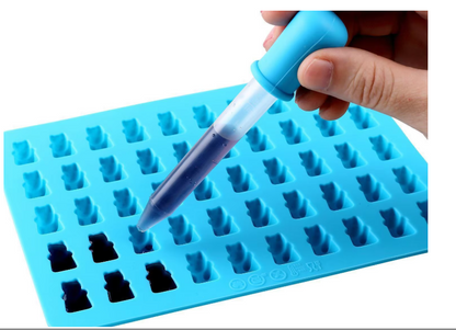 50 Grid Gummy Bear Silicone Mold for Candy & Chocolate