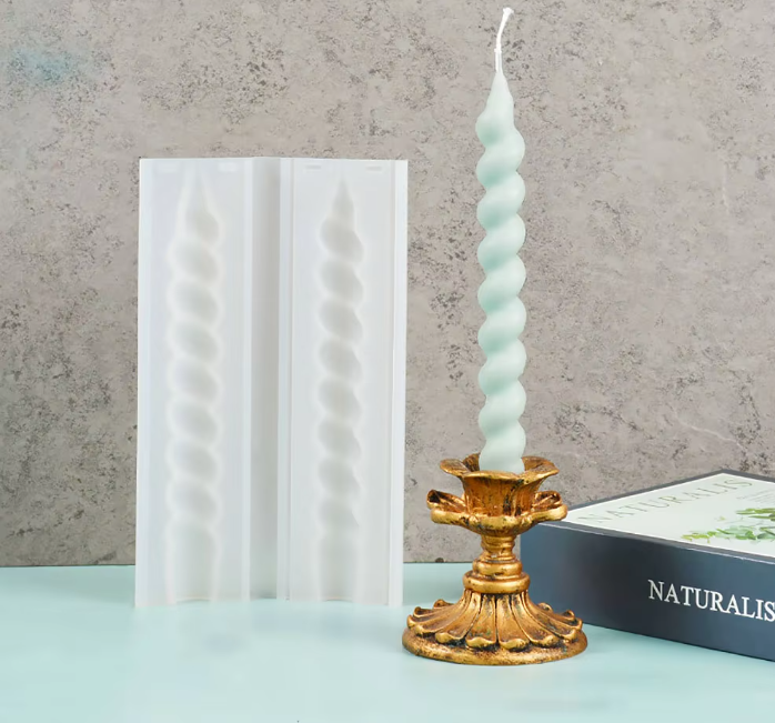 Irregular Shape Silicone Candle Mold Long Strip Design