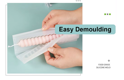 Irregular Shape Silicone Candle Mold Long Strip Design