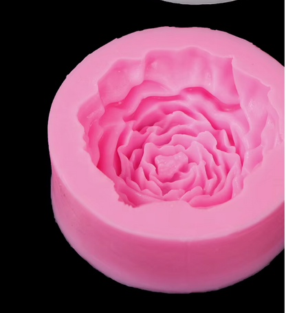 3D Peony Flower Silicone Mold for Candle Soap & Baking