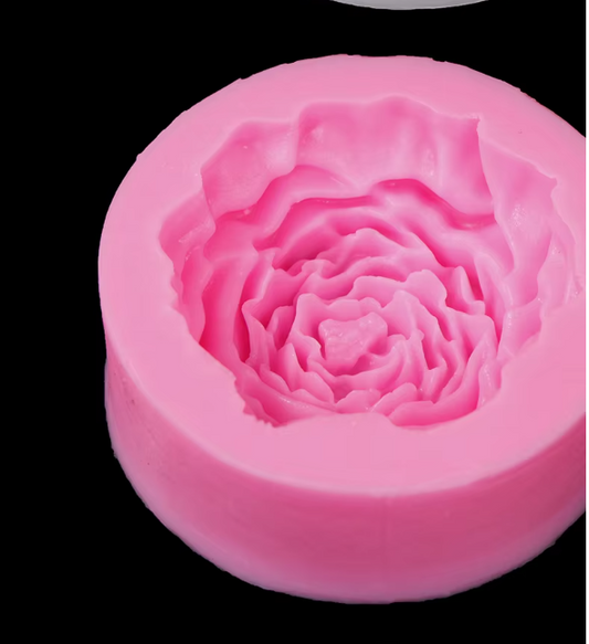 3D Peony Flower Silicone Mold for Candle Soap & Baking