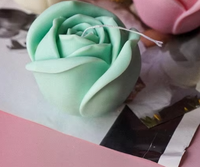 Rose Flower Silicone Mold for Scented Candle Making