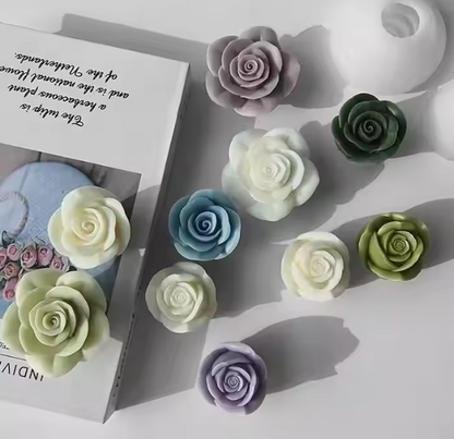 Rose Flower Aromatherapy Candle & Soap Silicone Mold