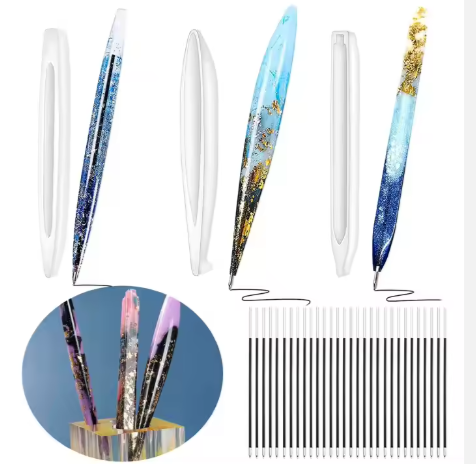 Ball Pen Silicone Mold for DIY Epoxy Resin Crafts