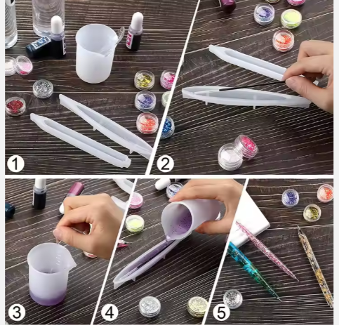 Ball Pen Silicone Mold for DIY Epoxy Resin Crafts