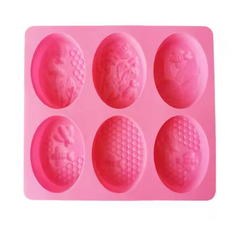 6 Styles Bee Silicone Mold for Soap & Baking