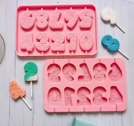 Birthday Number Silicone Mold for Candle & Cake Decor