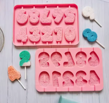 Birthday Number Silicone Mold for Candle & Cake Decor