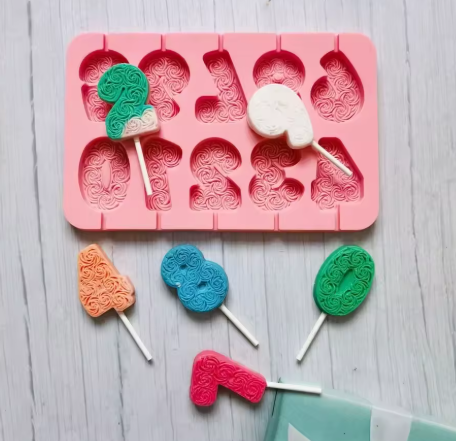 Birthday Number Silicone Mold for Candle & Cake Decor