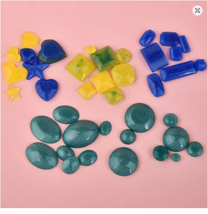 Round Heart Drop Pendant Silicone Mold for Resin Jewelry