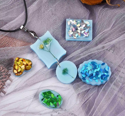 Necklace & Keychain Pendant Silicone Mold for Resin
