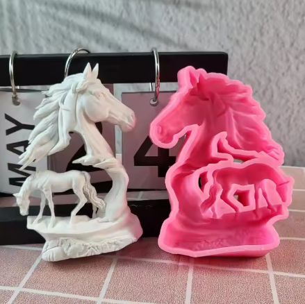 Horse Silicone Mold for Resin Casting & Decorations