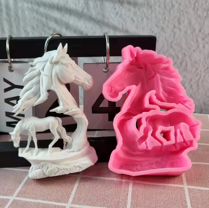 Horse Silicone Mold for Resin Casting & Decorations